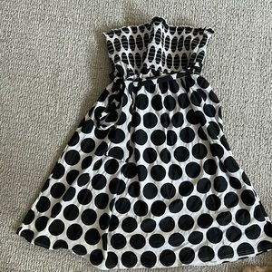Black and white polkadotted dress from juicy couture